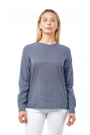 Bagutta Blaues Baumwollhemd für Frauen