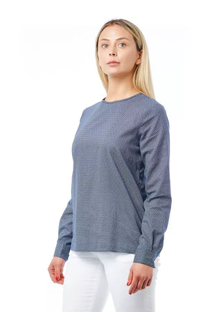 Bagutta Blaues Baumwollhemd für Frauen