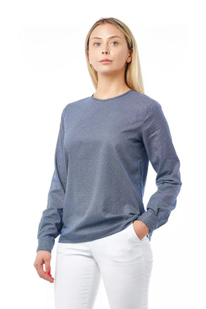 Bagutta Blaues Baumwollhemd für Frauen