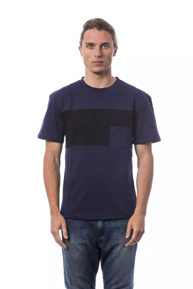 Verri Blu Baumwoll-T-Shirt für Herren