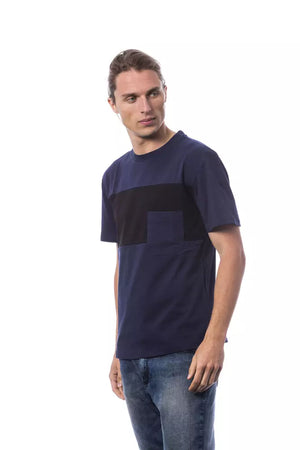 Verri Blu Baumwoll-T-Shirt für Herren