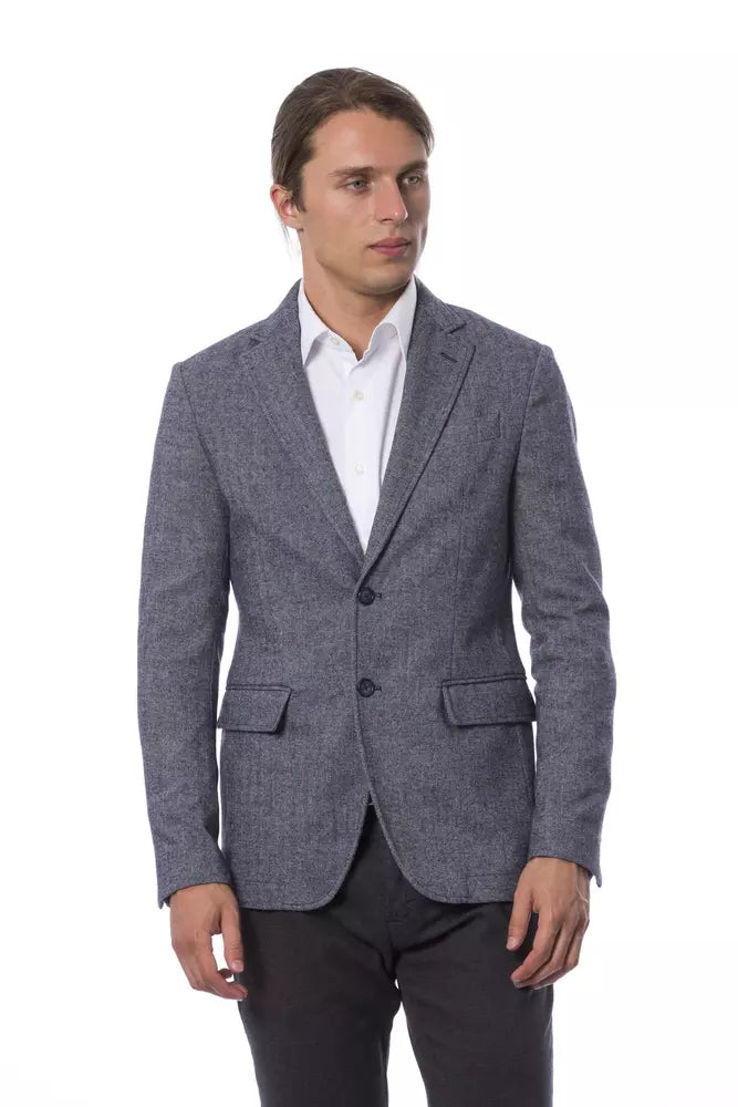 Verri Blauer Blazer aus Polyester