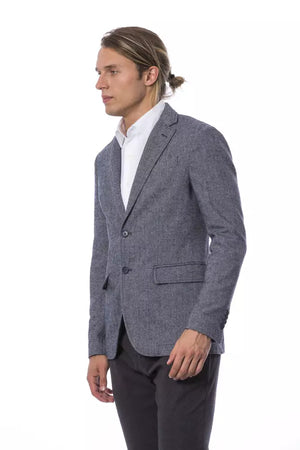 Verri Blauer Blazer aus Polyester