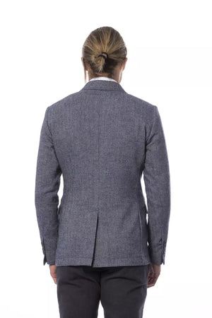 Verri Blauer Blazer aus Polyester