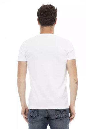 Trussardi Action Weißes Baumwoll-T-Shirt