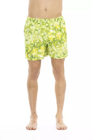 Just Cavalli Grüne Bikkembergs Herren-Badehose aus Polyester