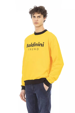 Baldinini Trend Gelber Baumwollpullover