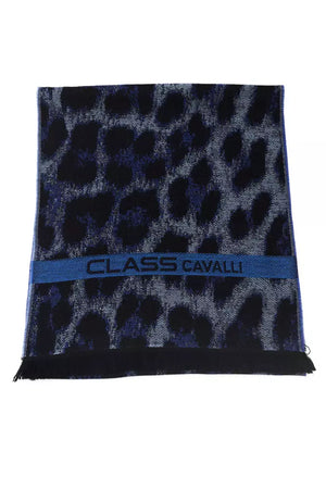 Cavalli Class Blauer Nylonschal