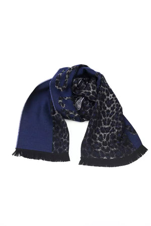 Cavalli Class Blauer Nylonschal