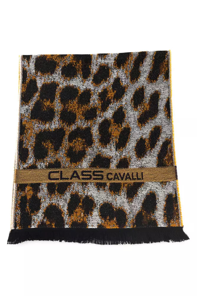 Cavalli Class Braune Wollschal für Herren