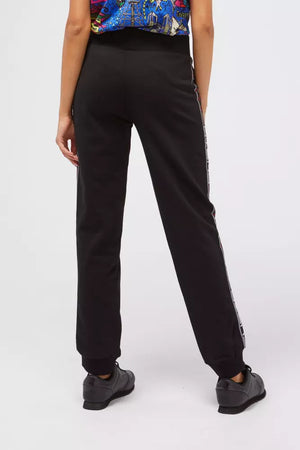 Custo Barcelona Schwarze Baumwoll-Sweathose für Damen