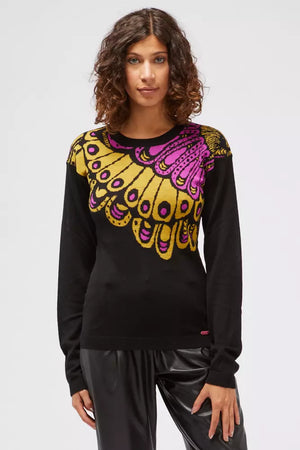 Custo Barcelona Schwarzer Wollpullover