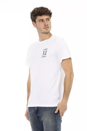 Bikkembergs Weißes Baumwoll-T-Shirt