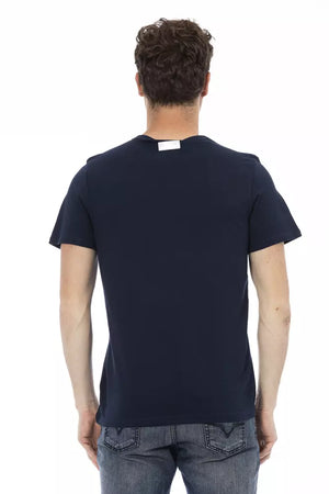 Bikkembergs Blu Baumwoll-T-Shirt für Herren