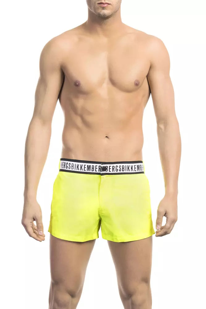 Bikkembergs Schwarzer Polyamid-Badeanzug für Herren