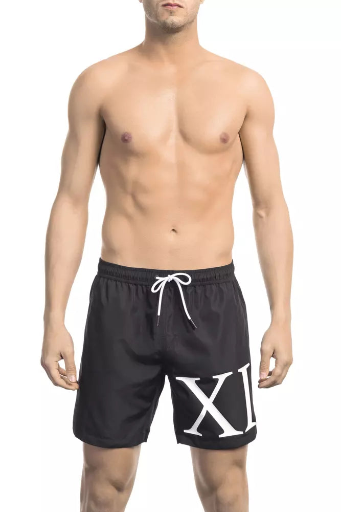 Bikkembergs Schwarze Badeshorts aus Polyester