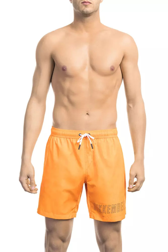 Bikkembergs Badehose aus Polyester in Orange für Herren