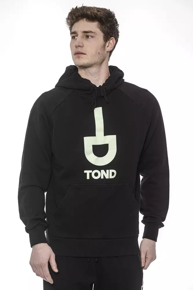 Tond Schwarzer Herrenpullover aus Baumwolle