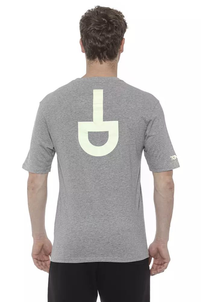 Tond Graues Baumwoll-T-Shirt für Herren