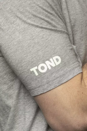 Tond Graues Baumwoll-T-Shirt für Herren