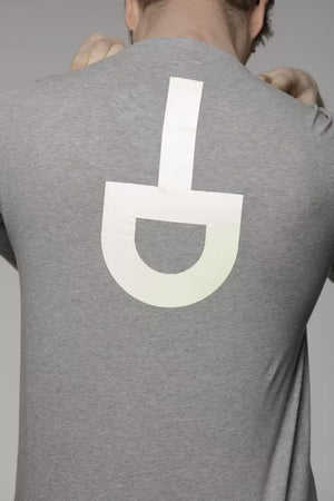 Tond Graues Baumwoll-T-Shirt für Herren