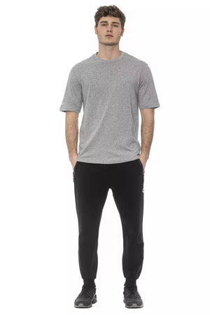 Tond Graues Baumwoll-T-Shirt für Herren
