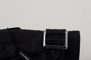 Dolce & Gabbana Schwarze formelle Chino-Hose aus Baumwolle