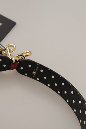 Dolce & Gabbana Rotes Pythonleder mit Kristallen Beidseitig tragbarer Schulterriemen
