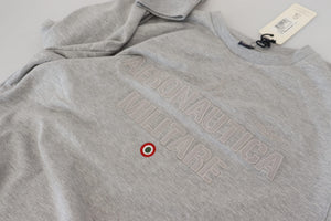 Aeronautica Militare Grauer Herren Pullover Sweatshirt Pullover