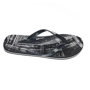Just Cavalli Schwarze EVA Herren-Sandale