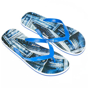 Just Cavalli Hellblaue EVA Herren-Sandale