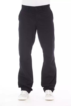 Alpha Studio Blaue Herrenhose aus Baumwolle