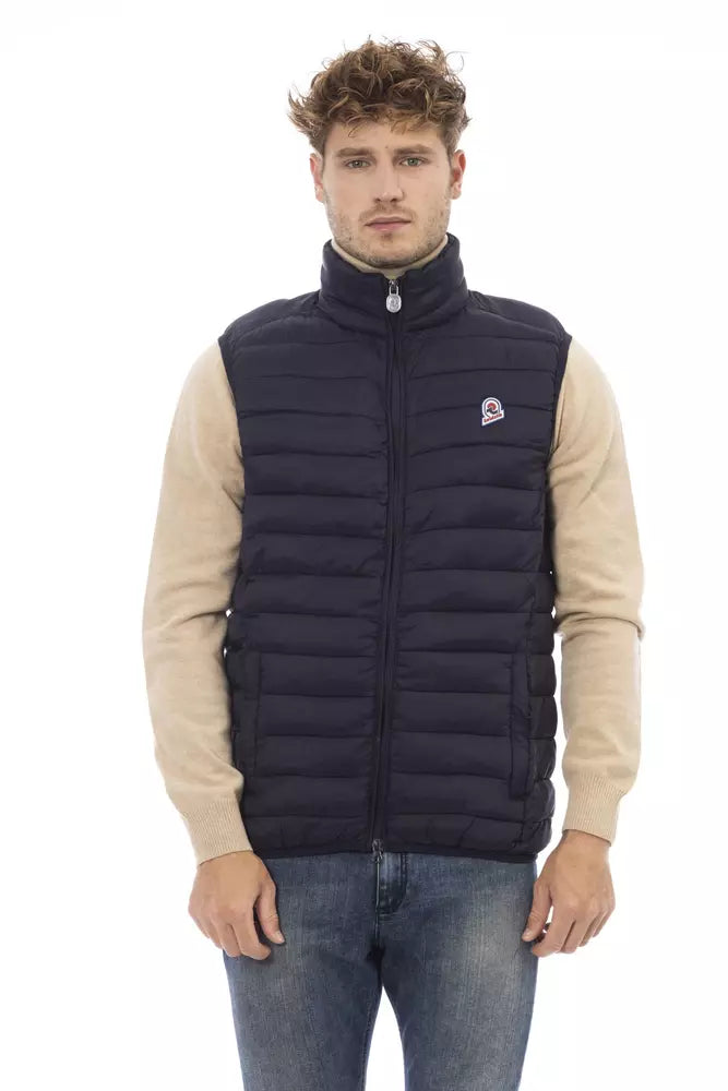 Invicta Blaue ärmellose Jacke aus Polyamid