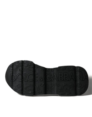 Dolce & Gabbana Weiß Schwarz Low Top Daymaster Turnschuhe Schuhe