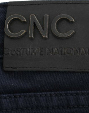 Costume National Blaue Jeans mit geradem Bein