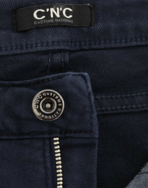 Costume National Blaue Jeans mit geradem Bein