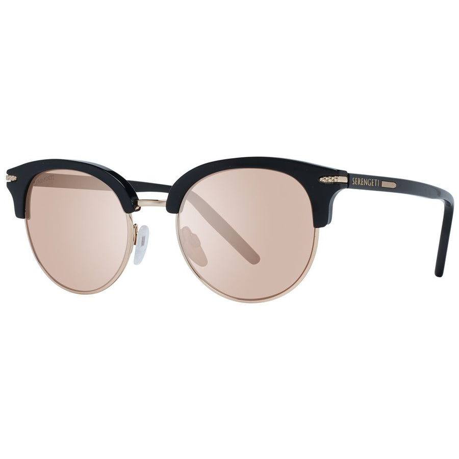Serengeti Schwarze Sonnenbrille aus Acetat & Metall