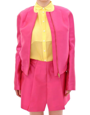 CO|TE Rosa Jacke aus Seidenmischung