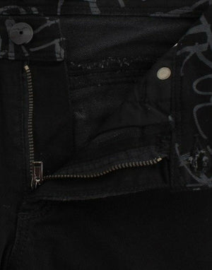 Ermanno Scervino Schwarze Slim Jeans Denim-Hosen Skinny Stretch