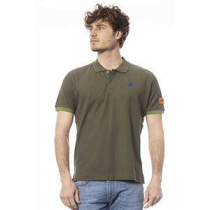 Invicta Grünes Herren-Poloshirt aus Baumwolle