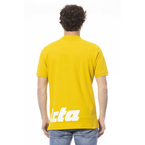 Invicta Herren Poloshirt aus gelber Baumwolle