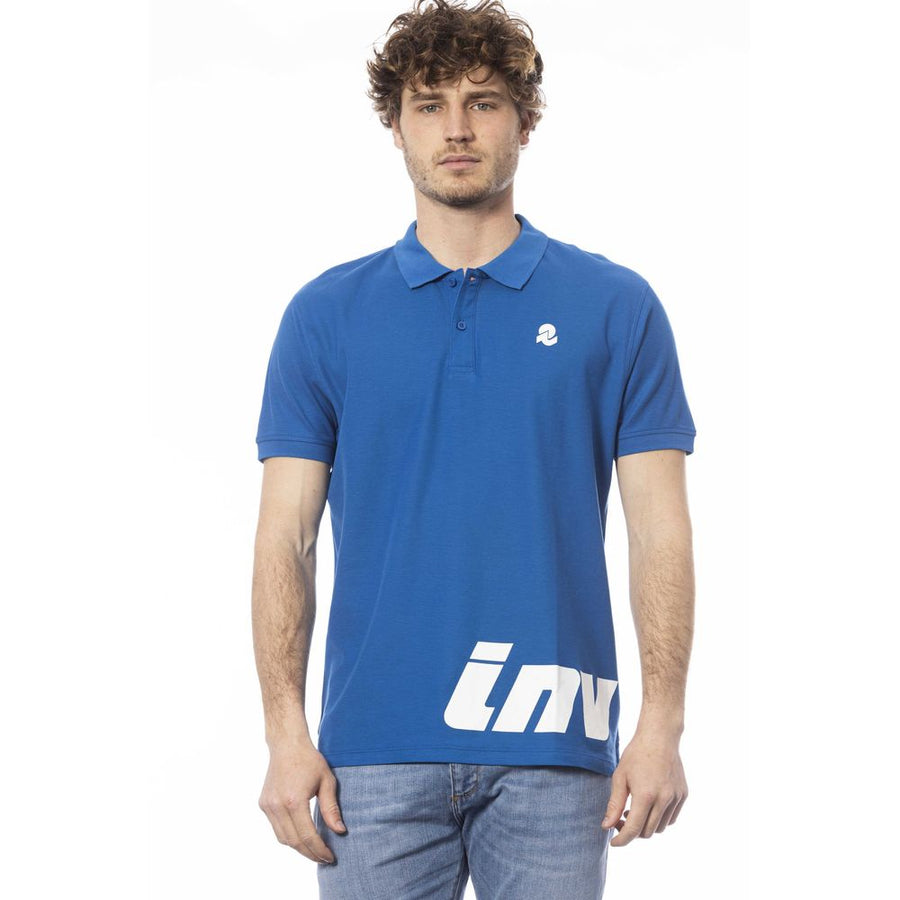 Invicta Blaues Baumwoll-Poloshirt für Herren