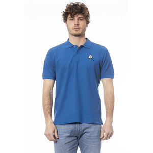 Invicta Blaues Baumwoll-Poloshirt für Herren