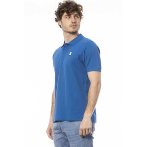 Invicta Blaues Baumwoll-Poloshirt für Herren