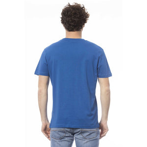Invicta Blu Baumwoll-T-Shirt für Herren