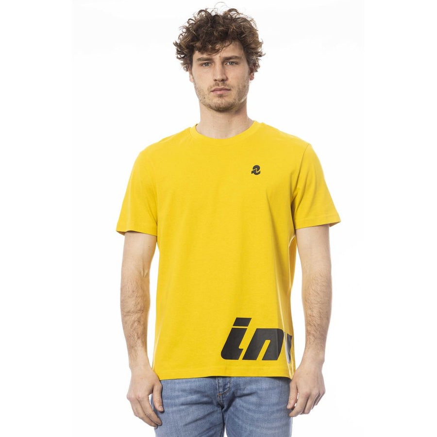 Invicta Herren T-Shirt aus gelber Baumwolle