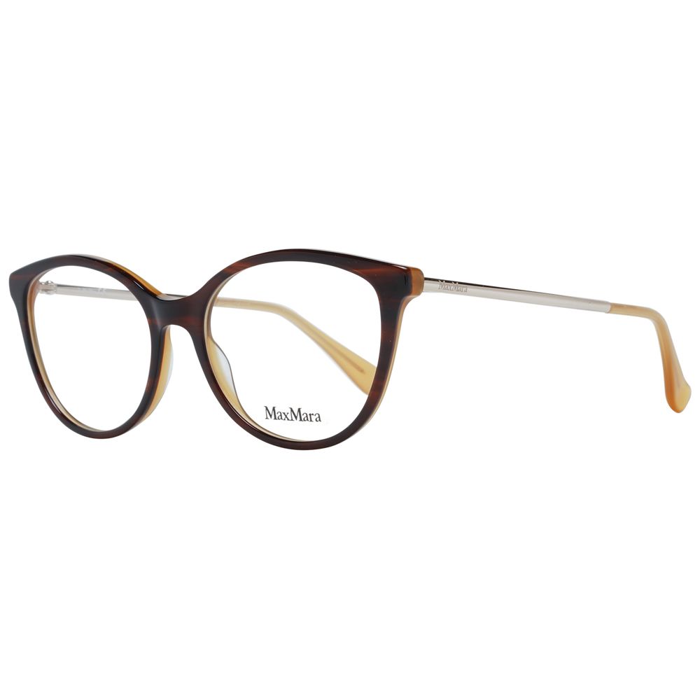 Max Mara Braune Brille aus Metall & Kunststoff (Gestell)
