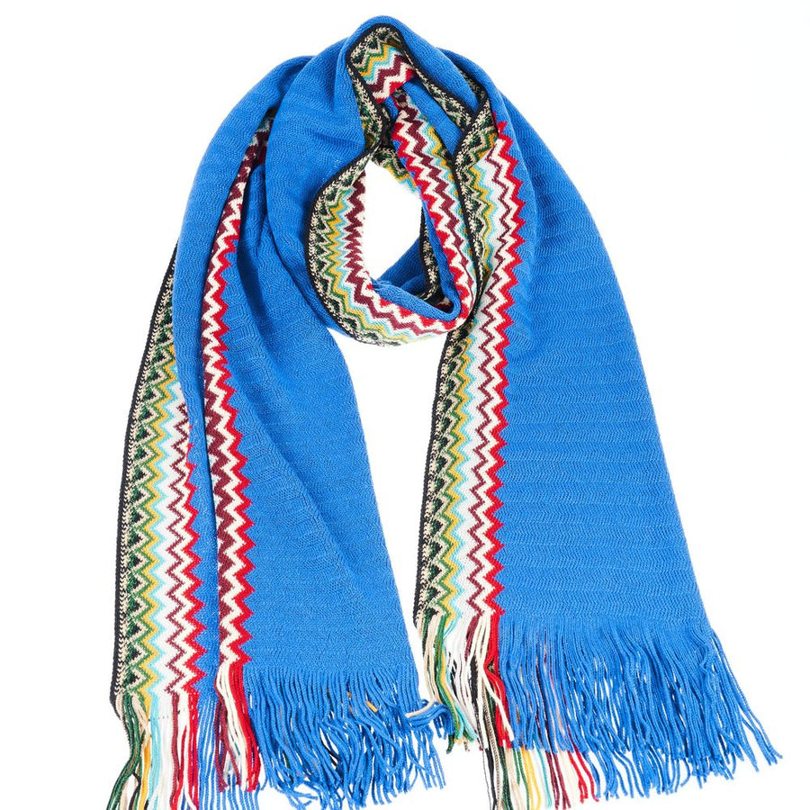 Missoni Blauer Nylonschal