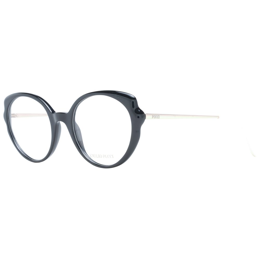 Emilio Pucci Schwarze Kunststoffbrille (Gestell)