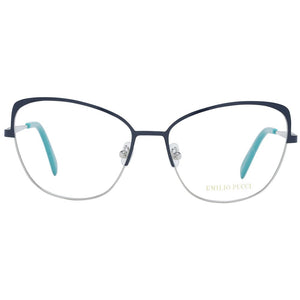 Emilio Pucci Blaue Metallbrille (Gestell)